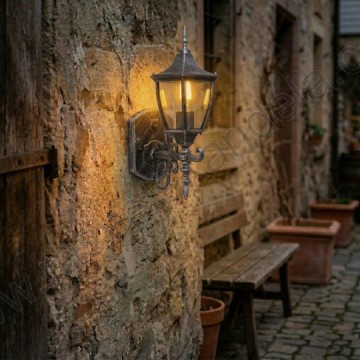 Fenjer zidni M2003-G sivi