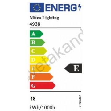 Plafonski ventilator sa LED svetlom 18W 3CCT+RGB crni sa daljinskim