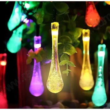 Solarni baštenski LED niz 1,7m 20 lampica višebojnih