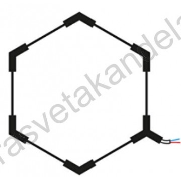 HEKSAGON LED plafonjera 942x827mm 42W 6000K set