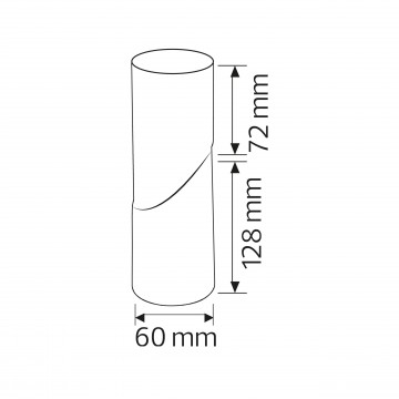 Nadgradna lampa usmeriva 1xGU10 MIAMI bela