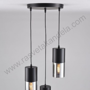 Visilica 3xE27 TRIX-3R smoky