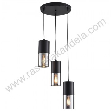 Visilica 3xE27 TRIX-3R smoky