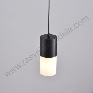 Visilica 1xE27 TRIX-1L crno-bela