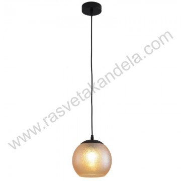 Visilica 1xE27 BELIZA-1R amber staklo