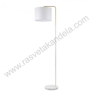 Podna lampa 1xE27 RUBIO belo-zlatna