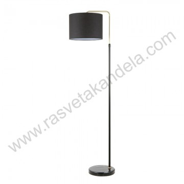 Podna lampa 1xE27 RUBIO crno-zlatna