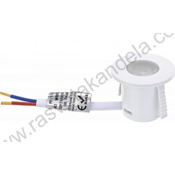 LED rozetna 1W 3000K bela 3297