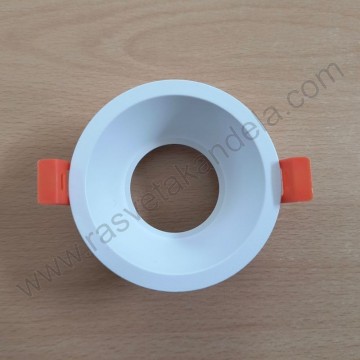 Ugradna rozetna M206172 aluminijum bela