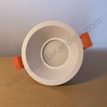 Ugradna rozetna M206172 aluminijum bela