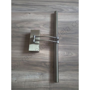 LED zidna lampa 8W 3000/4000/6500K IP20 zlatna sa prekidačem BRY-SARA