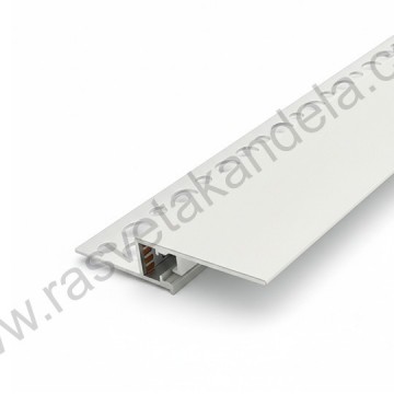 Aluminijumski ugradni profil 2000x65x14mm IP20 beli