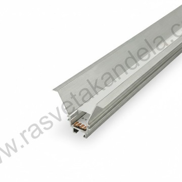 Aluminijumski ugradni profil 2000x42x28mm IP20