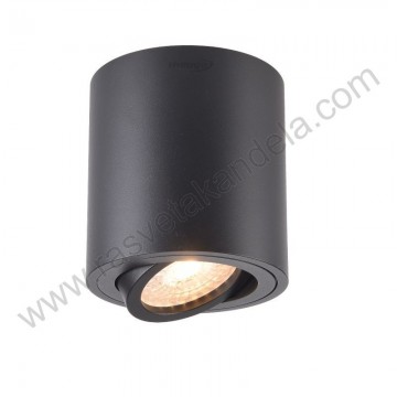 Nadgradna lampa usmeriva 80x85 mm 1xGU10 ANINA crna