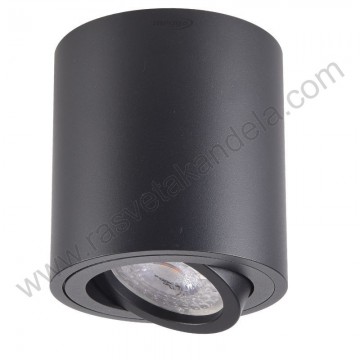 Nadgradna lampa usmeriva 90x96mm 1xGU10 ANINA crna