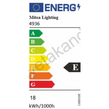 Plafonski ventilator sa LED svetlom MV5022-W 18W 3000/4000K/6500K beli