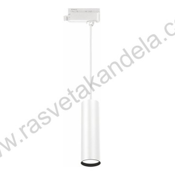 Šinska visilica 1xGU10 M205020 bela