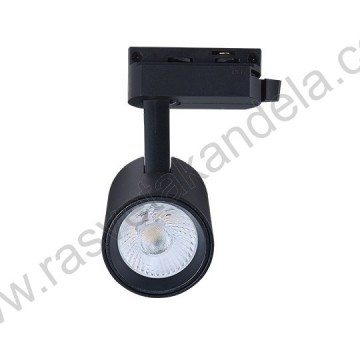 LED šinski reflektor monofazni 7W 3CCT M205014 crni