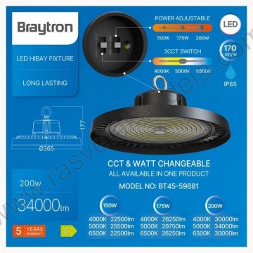 LED industrijsko zvono 150W/175W/200W 3CCT IP65 BT45-59681