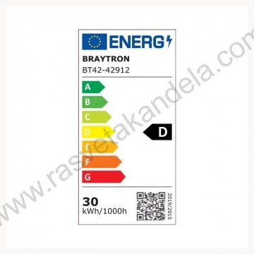 LED ulična svetiljka 29.5W 4000K IP66 siva