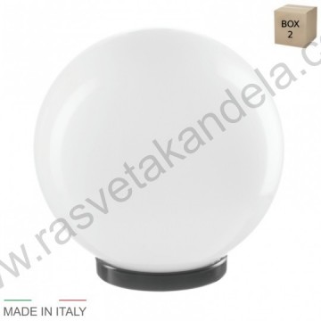 Kugla opal bela fi300mm 1xE27 GLOBO sa postoljem IP44 - 2 kom.