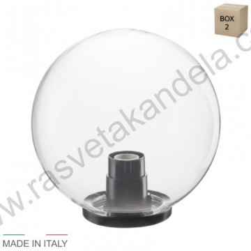 Kugla transparentna fi300mm 1xE27 GLOBO sa postoljem IP44 - 2 kom.
