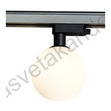 Šinski reflektor 1xG9 M205011-B crni+belo staklo