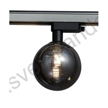Šinski reflektor 1xG9 M205011-BB crni+dim staklo