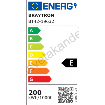 LED ulična svetiljka 200W 6500K IP66 siva