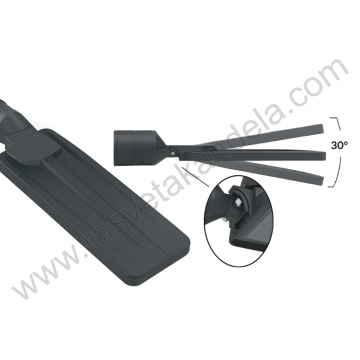 LED ulična svetiljka 100W 4000K IP66 siva