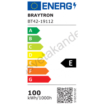 LED ulična svetiljka 100W 4000K IP66 siva