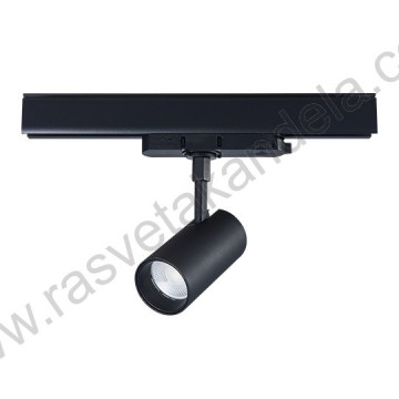 LED šinski reflektor trofazni 10W 3CCT M205050 crni