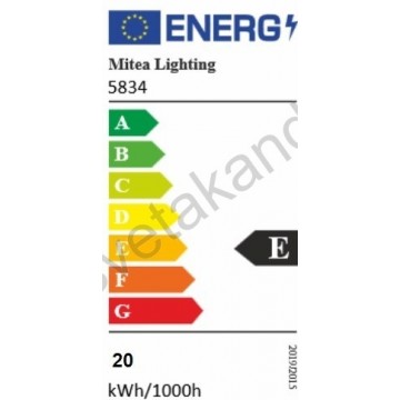 LED šinski reflektor trofazni 20W 3CCT M205051 beli