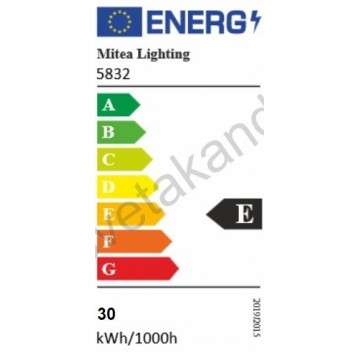 LED šinski reflektor trofazni 30W 3CCT M205052 crni