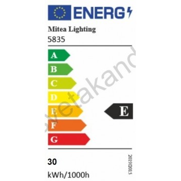 LED šinski reflektor trofazni 30W 3CCT M205052 beli