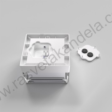 LED zidna/plafonska lampa M205750 9W 3CCT IP65 bela