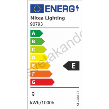 LED zidna/plafonska lampa M205752 9W 3CCT IP65 bela