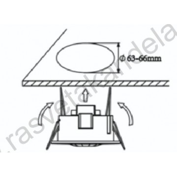 Ukradni IR senzor pokreta IP20 3 boje M275102-ST41HX