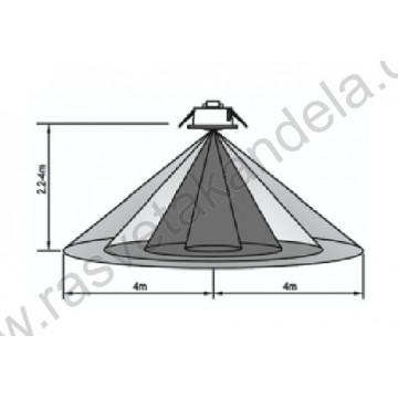 Ukradni IR senzor pokreta IP20 3 boje M275102-ST41HX