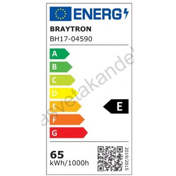Led luster plafonjera 3CCT 65W bela sa daljinskim NELA