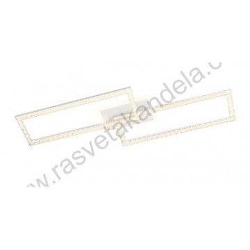 Led luster plafonjera 3CCT 55W bela sa daljinskim upravljačem CRYSTAL