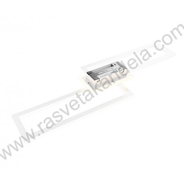 Led luster plafonjera 3CCT 55W bela sa daljinskim upravljačem CRYSTAL