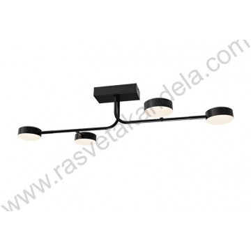 Led luster plafonjera 32W 3000K crna ARCANA