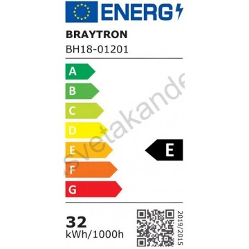 Led luster plafonjera 32W 3000K crna ARCANA