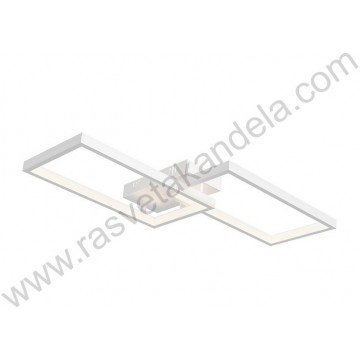 Led luster plafonjera 3CCT 40W bela sa daljinskim NELA