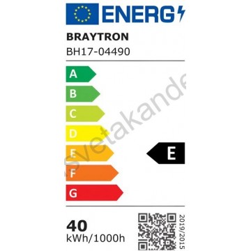 Led luster plafonjera 3CCT 40W bela sa daljinskim NELA