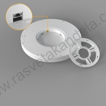 LED plafonjera M205760 18W 3CCT IP40 bela