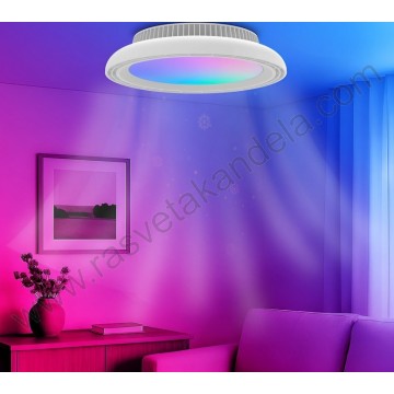 Plafonski ventilator sa LED svetlom 24W RGB+3CCT+daljinski