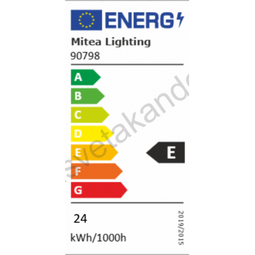 LED plafonjera M205762 24W 3CCT IP40 bela