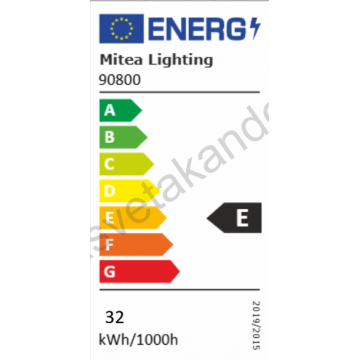 LED plafonjera M205764  32W 3CCT IP40 bela